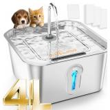 Cat Water Fountain Stainless Steel 135oz