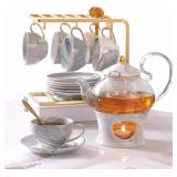 DUJUST Small Tea Set for Adults