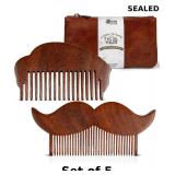 2-Piece Prazoli Mens Sandalwood Mustache