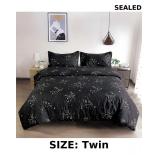 Black Duvet Cover Set Twin - Zodiac Comforter