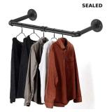 Wall Mounted Clothes Rack - 36' Industrial Pipe