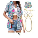 ZEROGOO 80s 90s Outfits Shirts for Women