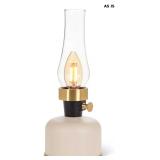 AS IS-Ivory Lantern LED Lamp