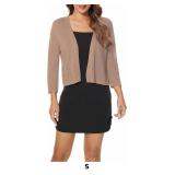 Satuun Women's 3/4 Sleeve Cardigan Sweater