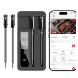 Smart Wireless Meat Thermometer with Dual Probes