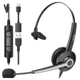 Wantek Single Ear USB Headset