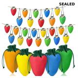 25 Pcs Christmas Lights Advent Calendar Bags