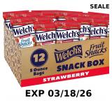 Welchs Strawberry Fruit Snacks