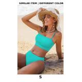 Coral Glow Aqua Bikini Set