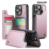 Compatible with iPhone 16 Pro 6.3' Wallet Case