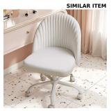 Modern Vanity Chair with Back