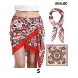 Wrap Skirts for Women, Casual Beach Mini Skirt wit