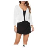 Women's Open Front Cropped Cardigan Sweaters