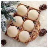 Flocked Velvet Christmas Tree Ball Ornament