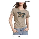 Verdusa Women's Butterfly Graphic Tees T Shirt
