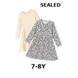 PATPAT Toddler Girl Long Sleeve Dresses 2-Pack