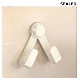 Adjustable Pot Rack Hook,Milky White Plastic Wall