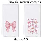 Cabana Bro Coquette Christian Kitchen Towels x2