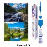 BAISITE Diamond Art Kits for Adults Beginners x2