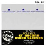 (100) 12 Inch Record Inner Sleeves - 3-Layers