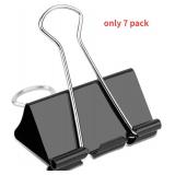 7 Pack Ufmarine Extra Large Binder Clips