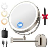 Auxmir 5000mAh Wall Mounted Makeup Mirror