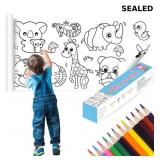 coloring roll paper graffiti for kids