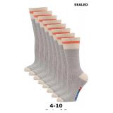 GaryM Women Heritage Stripe Classic Hiking sock x3