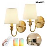 Battery Operated Wall Sconces set of Two