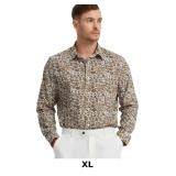 Men's Floral Dress Button Down Shirt
