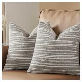 AmHoo Pack of 2 Textured Boucle Throw Pillow Cover