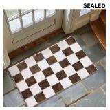 EVERGRACE Checkered Plaid Area Rug 2x3