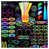 500 Glow in The Dark Party Supplies