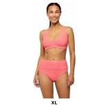 Womens Rib V Neck Bralette Bikini Top