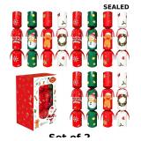 12 Pack Christmas No-Snap Party Favors x2