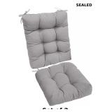 2Pcs Waterproof Rocking Chair Cushions x2