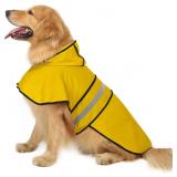 Abbylike Adjustable Waterproof Dog Raincoat Slicke
