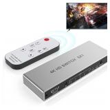 4K HDMI Switch 5 in 1 Out