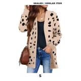 ZESICA Women's Fall Winter Long Sleeves Open Front