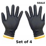 BBQ Gloves Disposable Heat Resistant - 2 Reusable