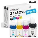Ankink 31 32XL Compatible Ink Refill Bottle Set