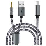 USB C to 3.5mm Car Aux Cable