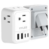 VYLEE Travel Plug Adapter