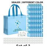 SilTriangle 50 Pcs Purple Christian Gift Bag x3