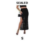 Womenï¿½s High Waist Crochet Skirt
