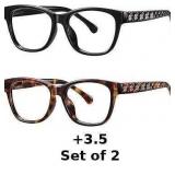 Fashion Flower Reading Glasses x2