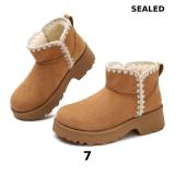 Winter Brown Boots for Women Snow Mini Boot
