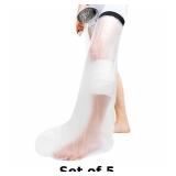 SEALCUFF Cast Covers for Shower Leg Adult x5