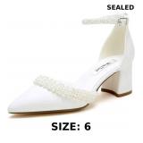 Winflag Block Heel Wedding Shoes