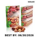 Galil Organic Roasted Chestnuts Pack of 24 Shelled